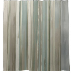 Rideaux De Douche Vert Sauge Bleu Poussiéreux Taupe Gris Rayure Ferm