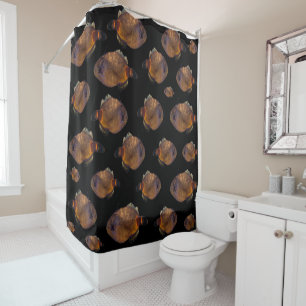 Rideaux De Douche Veste de cuir de poisson,