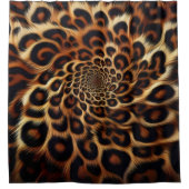 Rideaux De Douche Vibes léopard : Ajoutez une touche sauvage à votre (Devant)