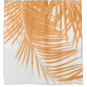 Rideaux De Douche Vibes Marigold Feuilles de palmiers #1 #tropical # (Devant)