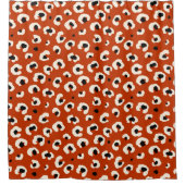 Rideaux De Douche Vibrant Bold Leopard Poster de animal élégant (Devant)