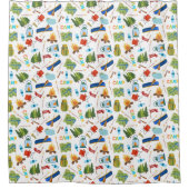 Rideaux De Douche Vie du camping (Devant)