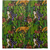 Rideaux De Douche Vie forestière (Devant)