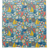 Rideaux De Douche Vie marine marine mignonne (Devant)