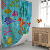 Rideaux De Douche Vie océanique lunaire