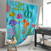 Rideaux De Douche Vie océanique lunaire