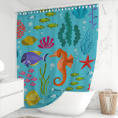 Rideaux De Douche Vie océanique lunaire