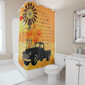 Rideaux De Douche Vie rurale (En situation)