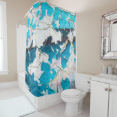 Rideaux De Douche Vieilles textures murales grunge et fond trembleme (En situation)