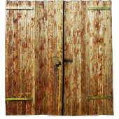 Rideaux De Douche Vielles portes en bois (Devant)