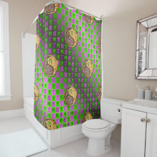 Rideaux De Douche Vierge & Coq de Feu