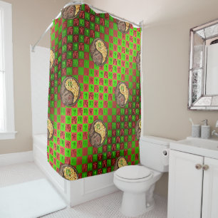 Rideaux De Douche Vierge & Tigre de Feu
