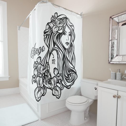 Rideaux De Douche Vierge Zodiac (En situation)