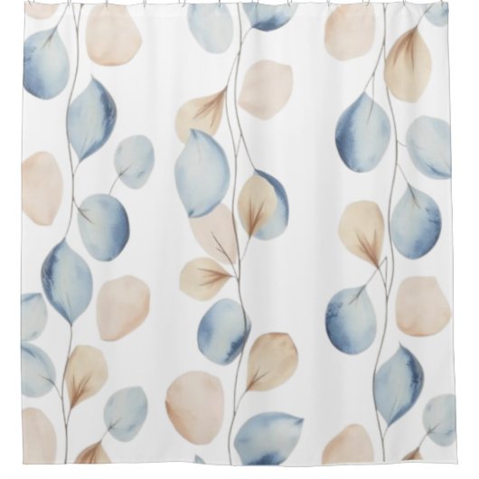 Rideaux De Douche Vignes bleues (Devant)