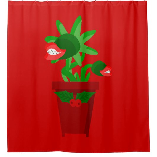 Rideaux De Douche vilain noël vénériens flytrap (Devant)