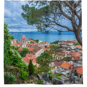 Rideaux De Douche Ville croate d'Omis