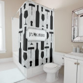 Rideaux De Douche Vin (En situation)