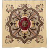 Rideaux De Douche Vin au chocolat (Devant)