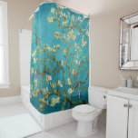 Rideaux De Douche Vincent Van Gogh Blossoming Almond Tree Floral Art<br><div class="desc">Vincent Van Gogh Fleurissant amandier Arbre Vintage Floral Art Douche Rideau Fleurissant amandier Arbre est un tableau de 1890 de l'artiste post-impressionniste néerlandais Vincent van Gogh. Almond Blossoms est un ensemble de plusieurs tableaux réalisés en 1888 et 1890 par Vincent van Gogh à Arles et Saint-Rémy, dans le sud de...</div>