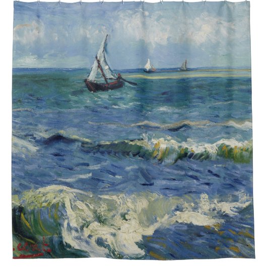 Rideaux De Douche Vincent Van Gogh - La mer aux Saintes-Maries (Devant)