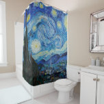 Rideaux De Douche Vincent Van Gogh La Nuit étoilée<br><div class="desc">Vincent Van Gogh's The Starry Night Detail</div>