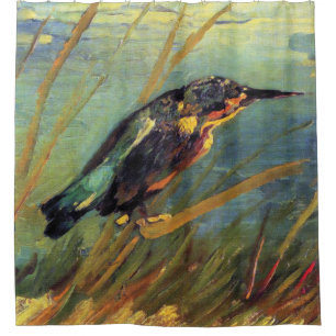 Rideaux De Douche Vincent Van Gogh - Le martin-pêcheur - Oiseau