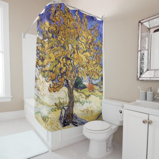 Rideaux De Douche Vincent van Gogh - Le Mulberry Tree (En situation)