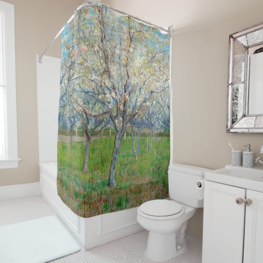 Rideaux De Douche Vincent van Gogh - Orchard rose (En situation)