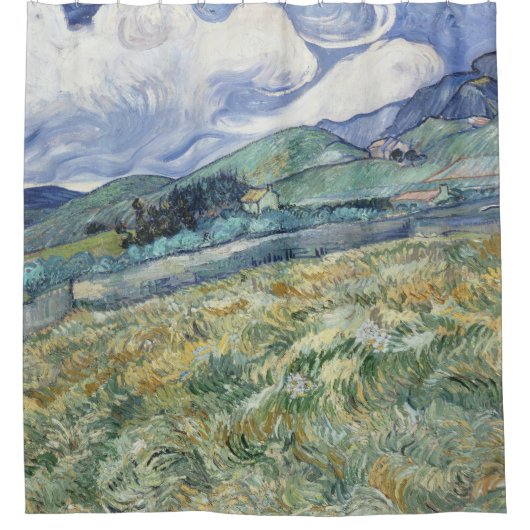 Rideaux De Douche Vincent Van Gogh - Paysage de Saint-Rémy (Devant)