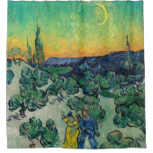 Rideaux De Douche Vincent van Gogh - Paysage Lune avec couple (Devant)