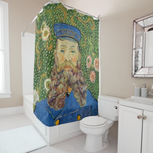 Rideaux De Douche Vincent Van Gogh - Postman Joseph Roulin (En situation)