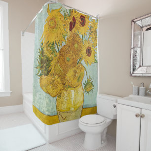 Rideaux De Douche Vincent Van Gogh - Vase avec douze tournesols