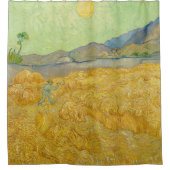 Rideaux De Douche Vincent van Gogh - Wheatfield avec une Faucheuse (Devant)