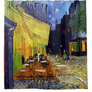 Rideaux De Douche Vincent Willem van Gogh - Café Terrasse en soiré