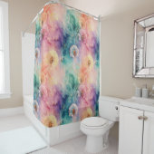 Rideaux De Douche Vintage Dandelion Abstract Pattern (5) (En situation)