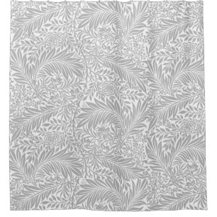 Rideaux De Douche Vintage Floral William Morris Willow Bough Grey