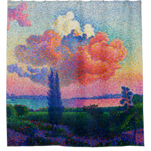 Rideaux De Douche Vintage Le nuage rose (1896)
