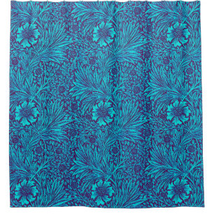 Rideaux De Douche Vintage turquoise couleur violet foncé