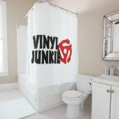 Rideaux De Douche Vinyl Junkie (En situation)