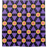 Rideaux De Douche Violet décoratif (Devant)