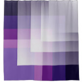 Rideaux De Douche Violet et blanc (Devant)
