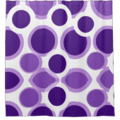 Rideaux De Douche Violet et blanc (Devant)