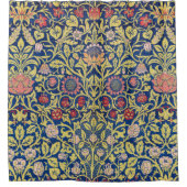 Rideaux De Douche Violet et et Columbine, William Morris (Devant)