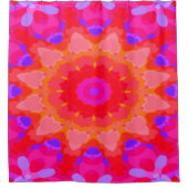 Rideaux De Douche Violet, rose et orange (Devant)