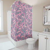 Rideaux De Douche violet singe (En situation)