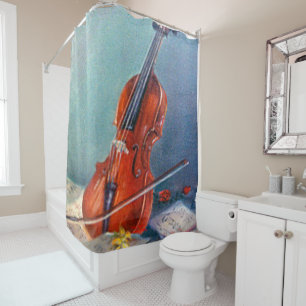 Rideaux De Douche Violon/Violon