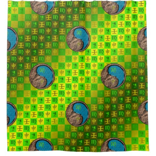 Rideaux De Douche Virgo & Water Monkey (Devant)