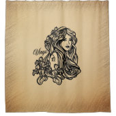 Rideaux De Douche Virgo Zodiac - Antique Look (Devant)