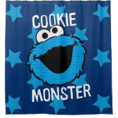 Rideaux De Douche Visage du Motif du monstre de cookies (Devant)