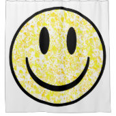 Rideaux De Douche Visage souriant éclaboussé (Devant)